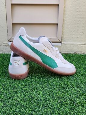 Puma Liga OG Retro Ivory Green white Gum Men Unisex Casual Shoes 356999-26 SIZE